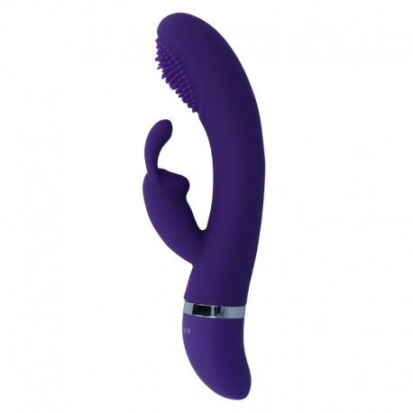 Susy Vibrador Oscilante Silicon Rabbit Lila