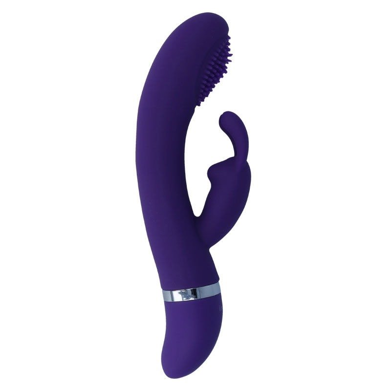 Susy Vibrador Oscilante Silicon Rabbit Lila