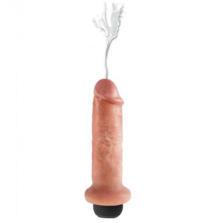 King Cock Pene Eyaculador Silicona 17 cm