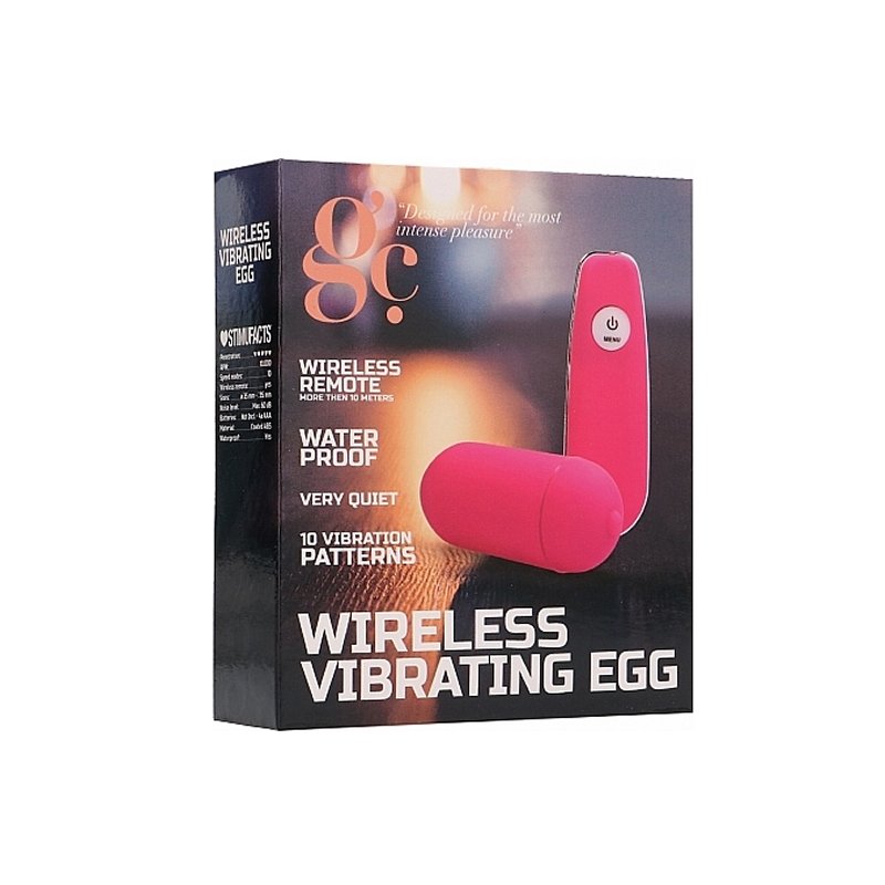 Wireless ABS Huevo Vibrador Rosa