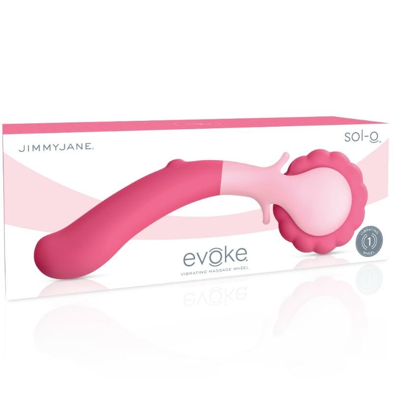 Masajeador Evoke Sol-O Vibrador Rosa Suave