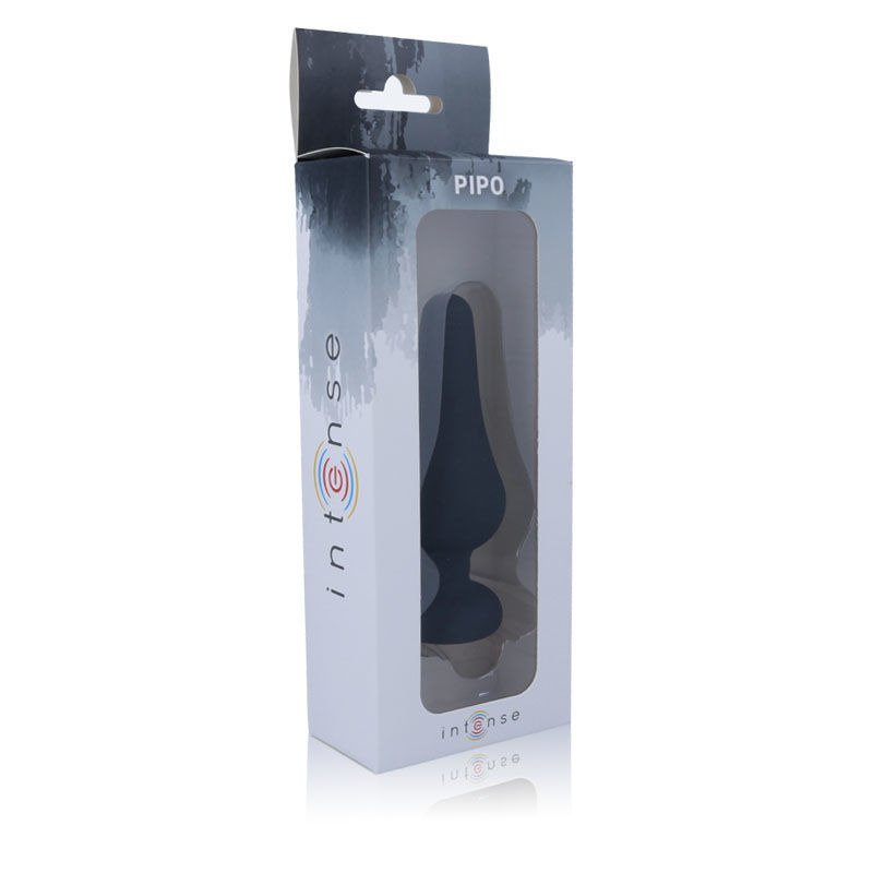 Pipo Plug L Silicona Negro 13.5 cm