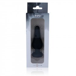 Pipo Plug L Silicona Negro 13.5 cm