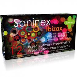 Saninex Preservativos Ibizax Punteados 12 Uds