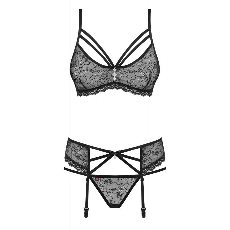 Conjunto Sexy 818-Seg-1 Set Negro