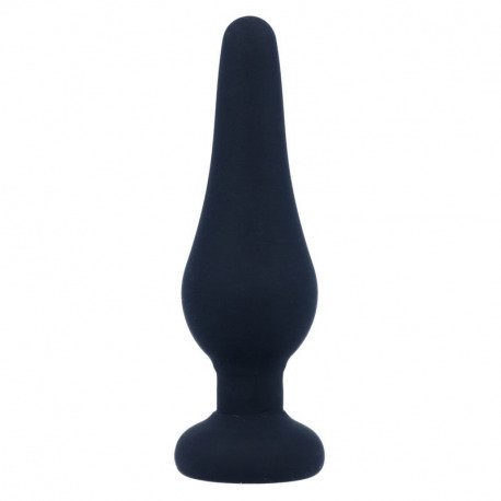 Anal Plug Pipo S Silicone Negro 10 cm