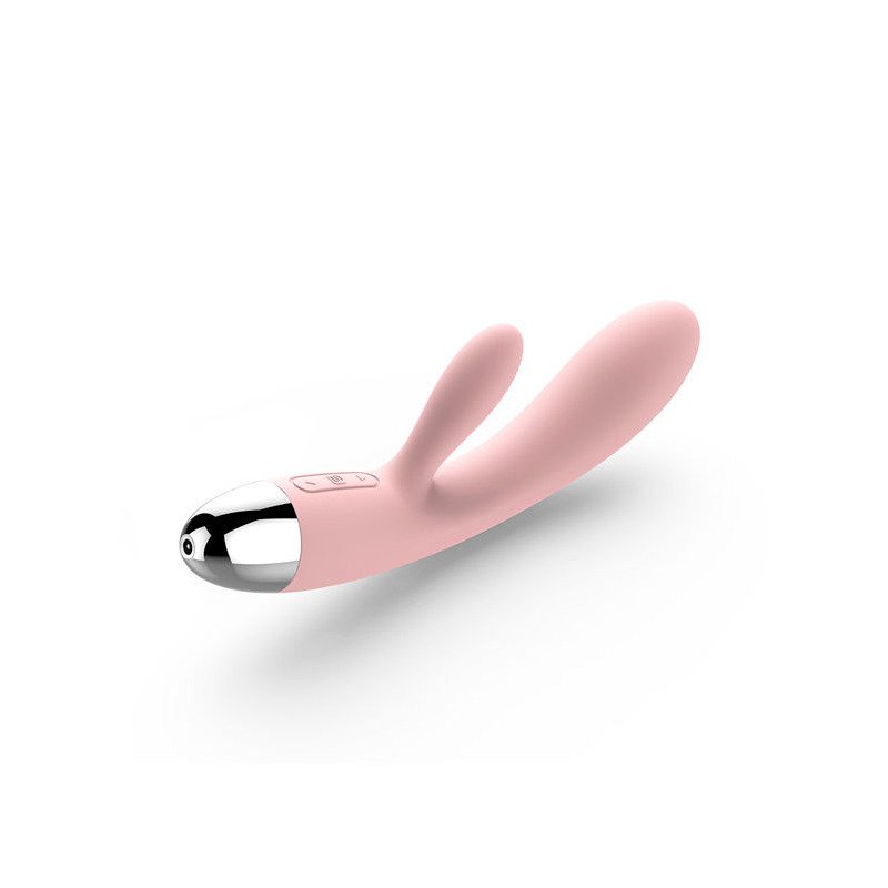 Pink silicone vibrator Alice