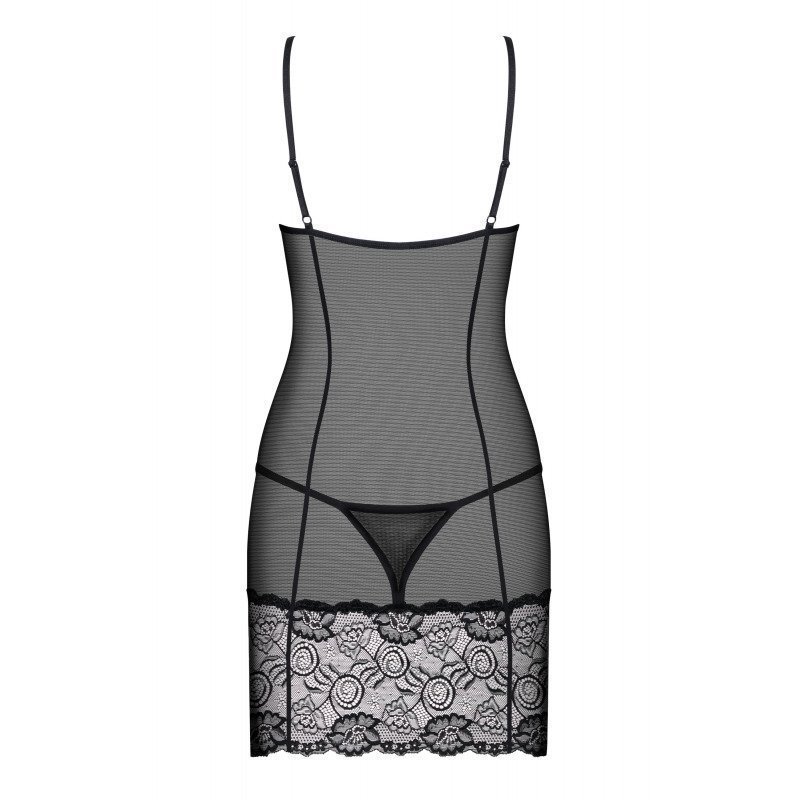 Tanga Alluria Chemise Negro