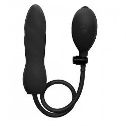 Ouch Plug Gonflable en Silicone Noir