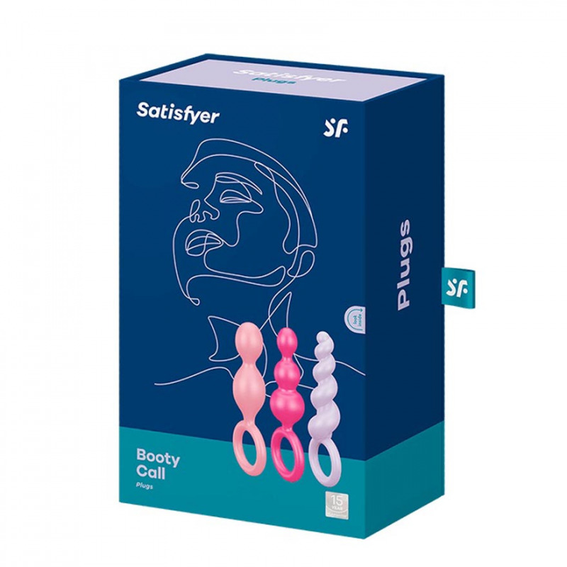 Kit Satisfyer Plugs Anales Colores