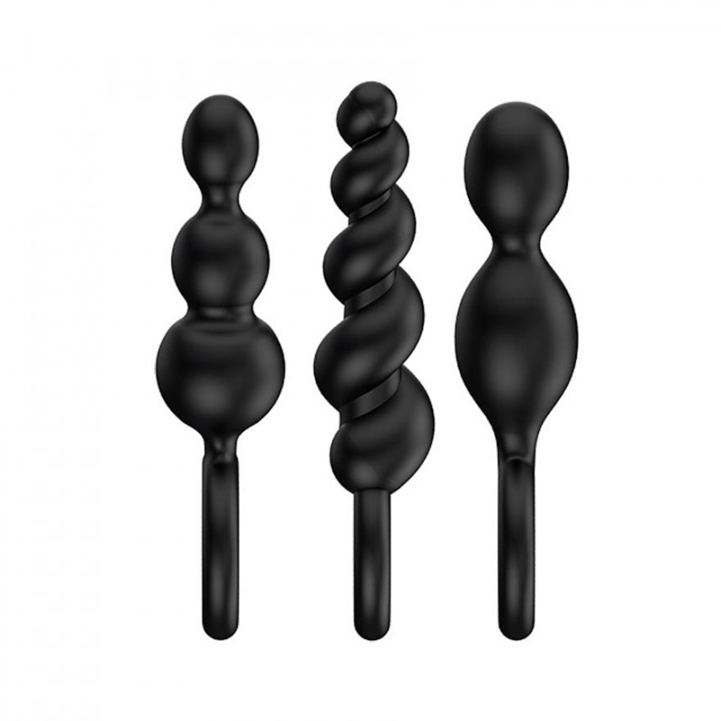 Kit Satisfyer Plugs Anales Negro