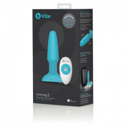 Anal Plug 2 Teal Rimming Control Remoto