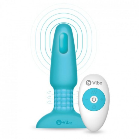Anal Plug 2 Teal Rimming Control Remoto
