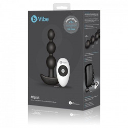 Triplet Anal Control Remoto Beads Negro