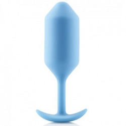 B-Plug Vibe Snug Anal Plug 3 sky blue