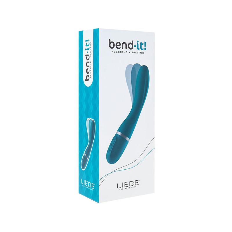 Bend It Ocean Vibrador Vertebrado Azul