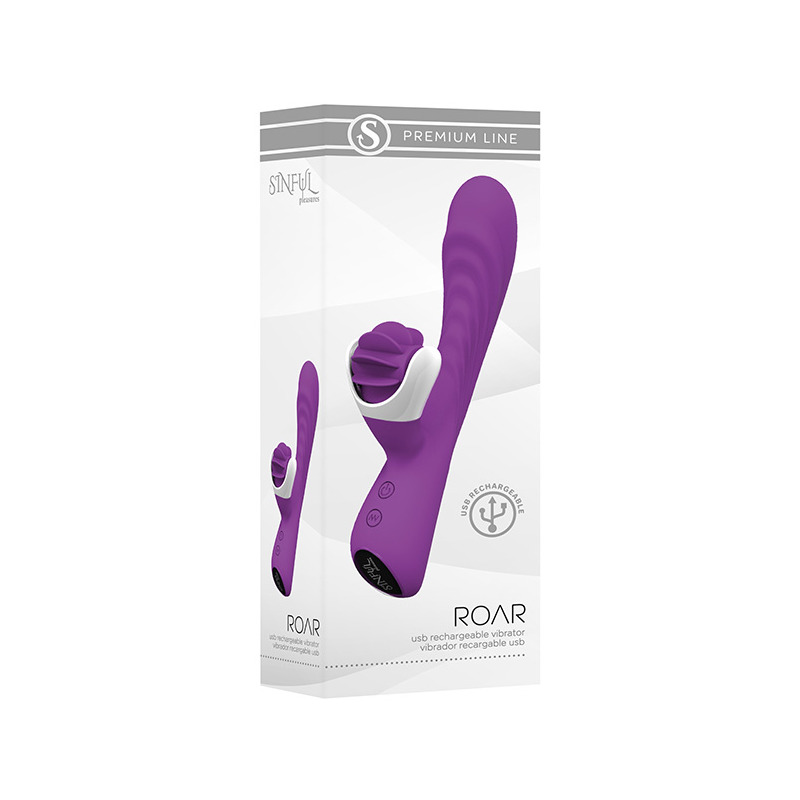 Roar Vibrador Conejito Morado