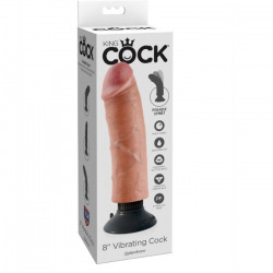 King Cock Pene Realístico Vibrador 20 cm