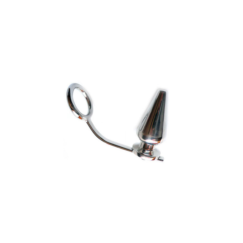 Anillo Acero con Plug Anal 45 cm x 50 cm