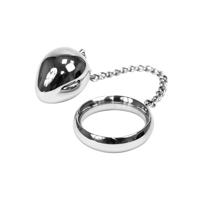 Cock Ring 45 mm + Cadena con Bola Metal