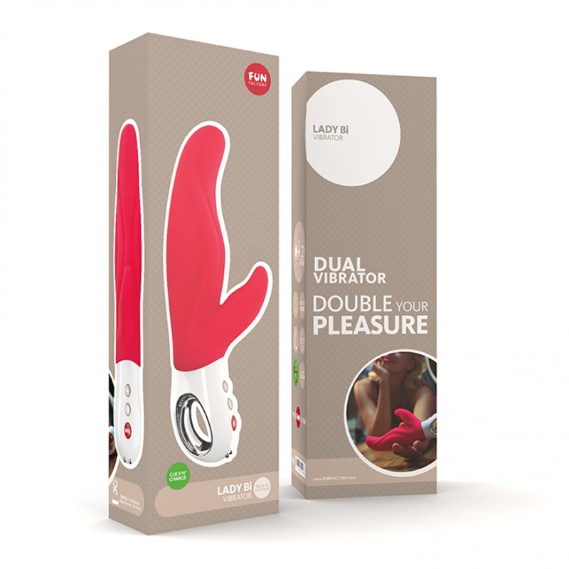 Vibrador Lady Bi Conejito Rojo