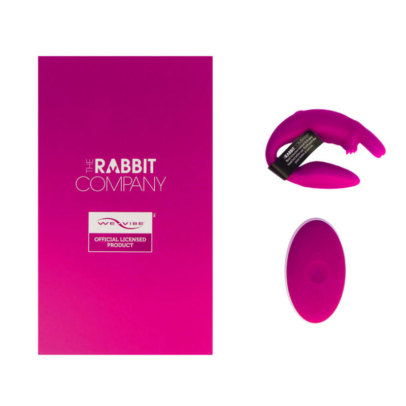 The Couples Rabbit By We Vibe Pink remote Control