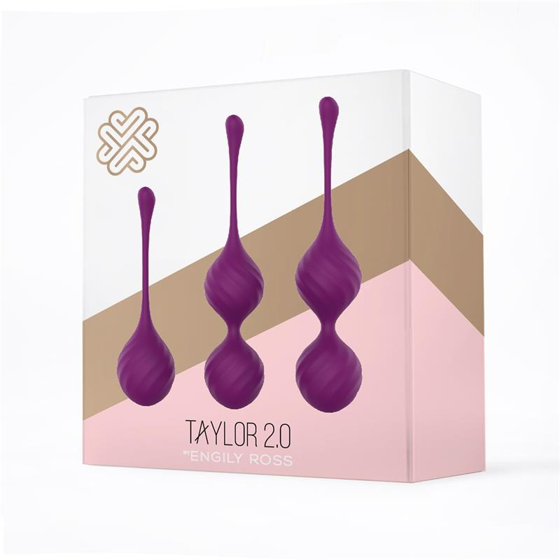 Taylor Bolas Kegel Silicona Morado