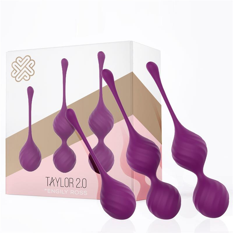 Taylor Bolas Kegel Silicona Morado