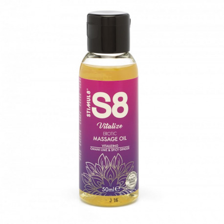 S8 Aceite Masaje Vitalice Lima Omaní y Jengibre Picante 50 ml