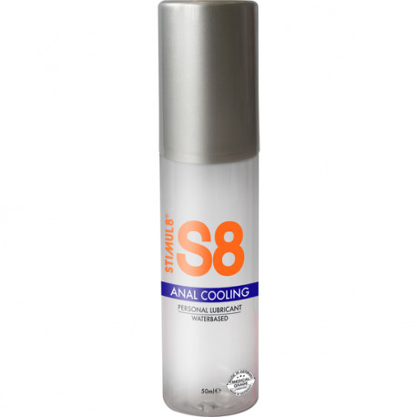 S8 Lubricante Anal Base Agua Efecto Frío