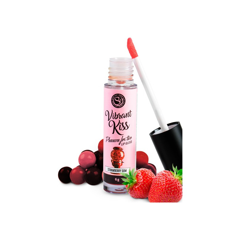 Lip Gloss Beso Vibrante Chicle de Fresa