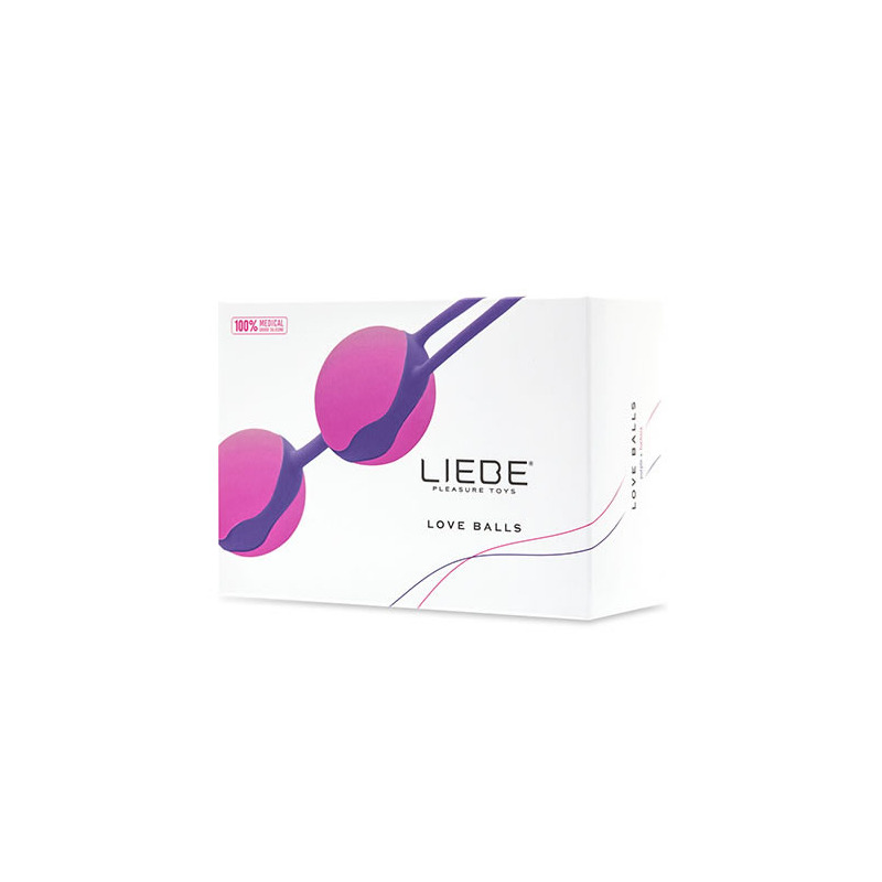 Bolas Kegel Liebe Lila y Violeta