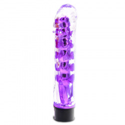 Saninex Vibrador Fantastic Reality Metálico Morado