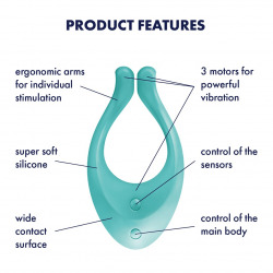Multifun 1 Estimulador Satisfyer Turquesa