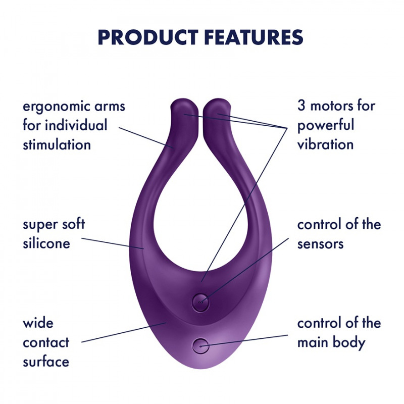 Multifun 1 Estimulador Satisfyer Partner Lila