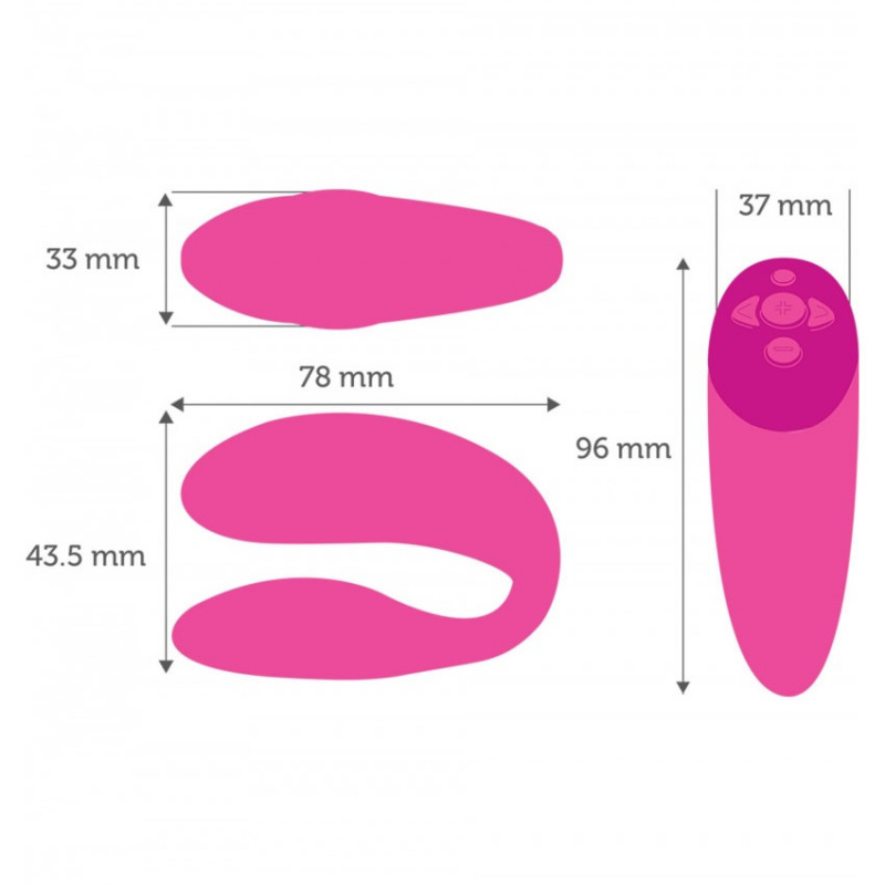 We-Vibe Chorus Masajeador Rosa con App