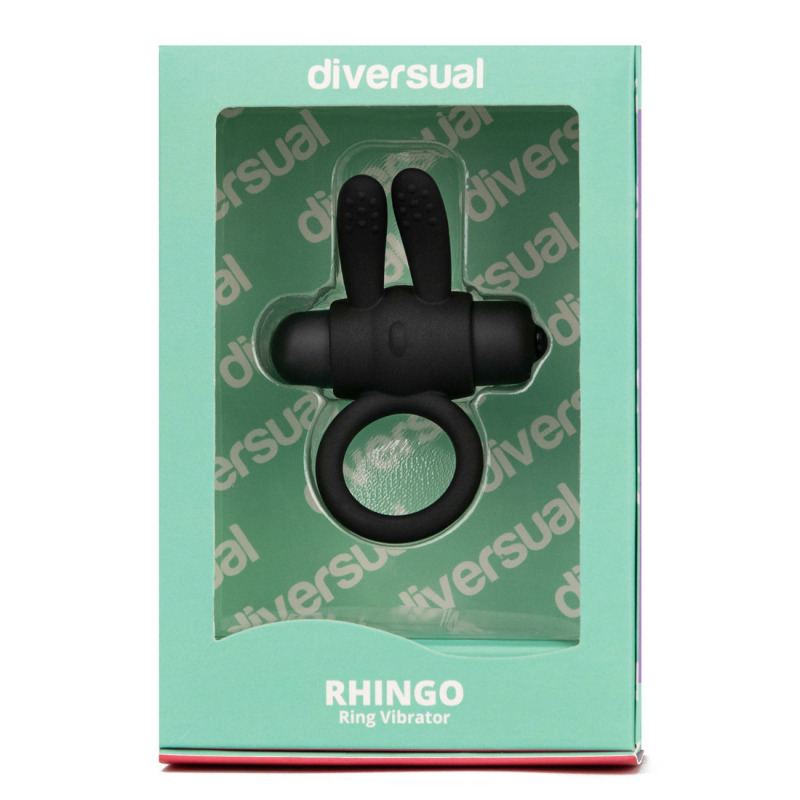 Rhingo Anillo Vibrador Negro