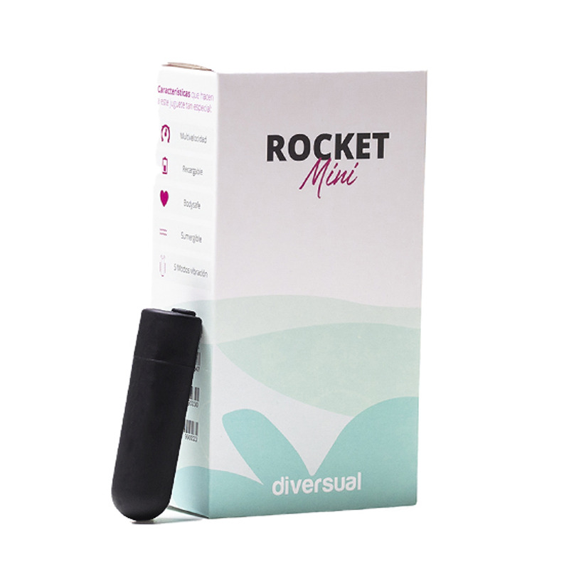 Rocket Mini Recargable Negro