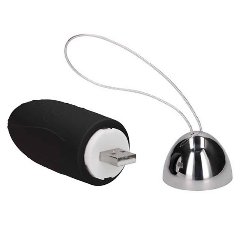 Luca Huevo Vibrador Control Remoto Negro