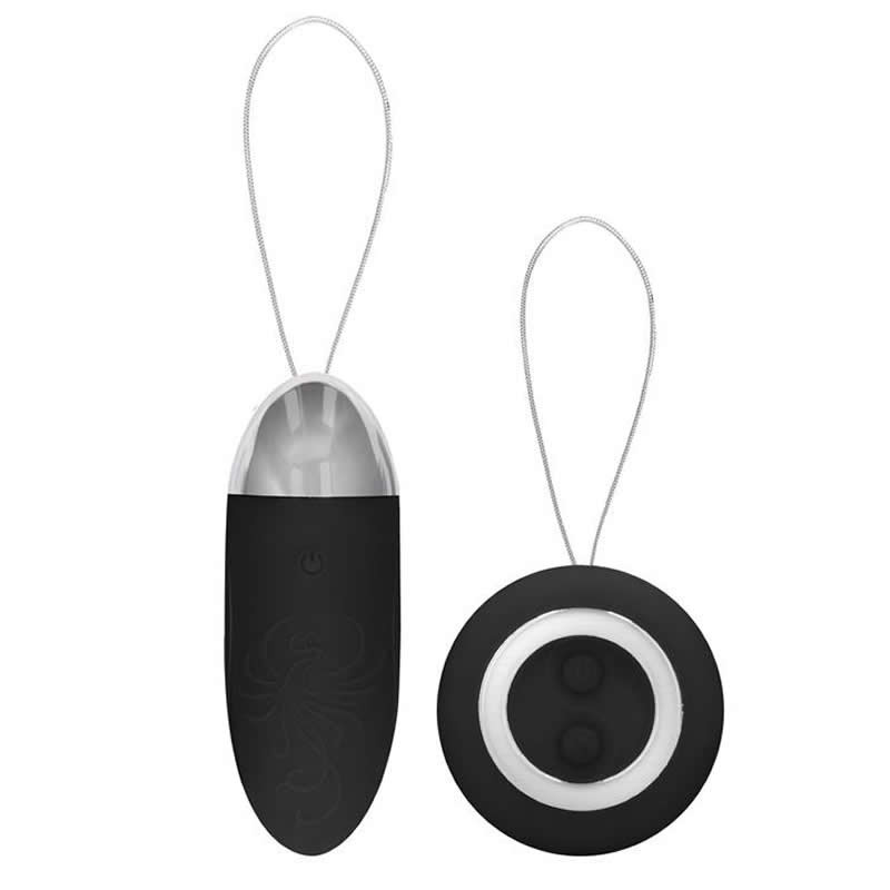 Luca Huevo Vibrador Control Remoto Negro