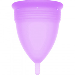 Copa Menstrual FDA Silicone Talla S Lila
