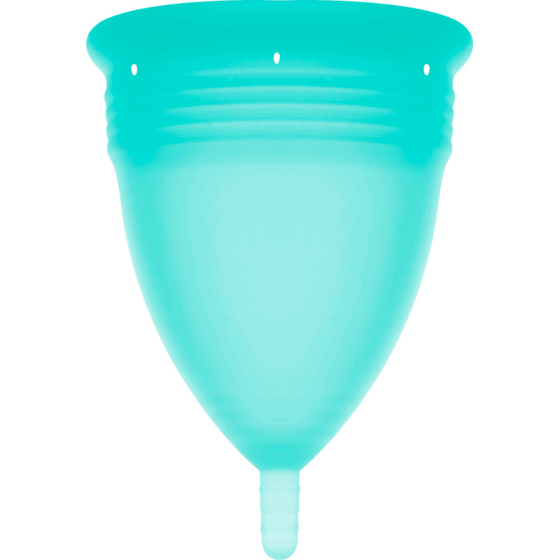 Copa Menstrual FDA Silicone Talla L Aquamarine