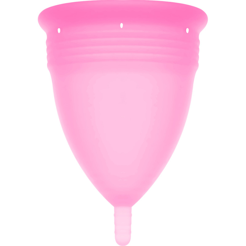 Copa Menstrual FDA Silicone Talla L Rosa