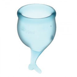 Satisfyer Feel Secure Copa Menstrual Azul
