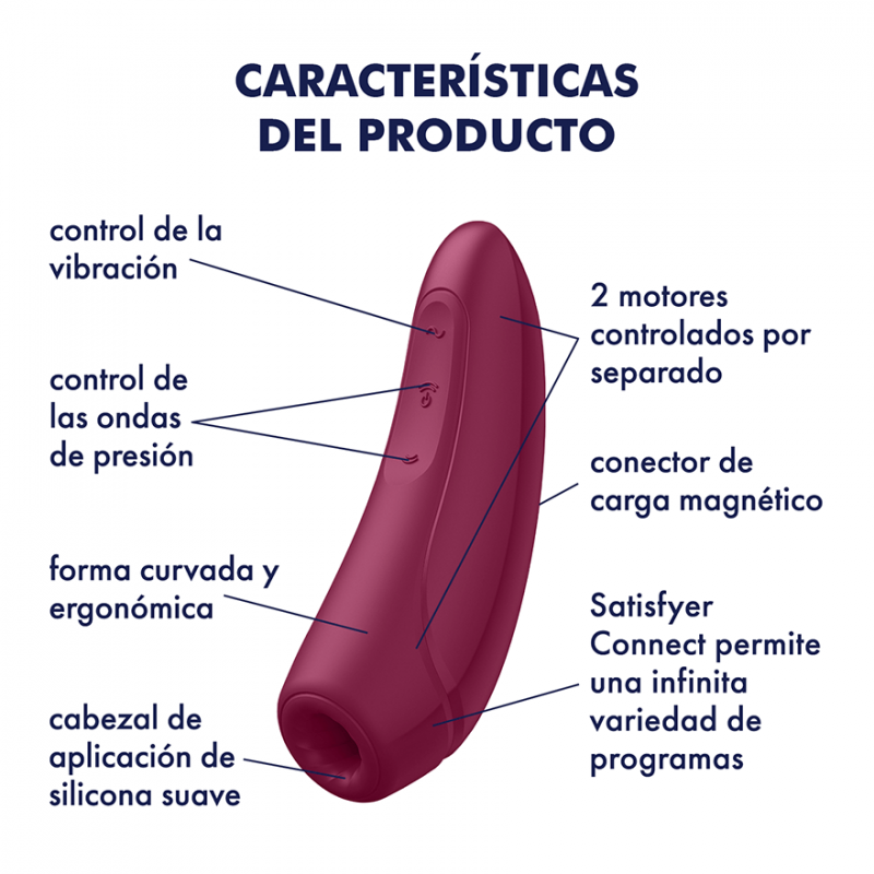 Satisfyer Curvy 1+ Rojo