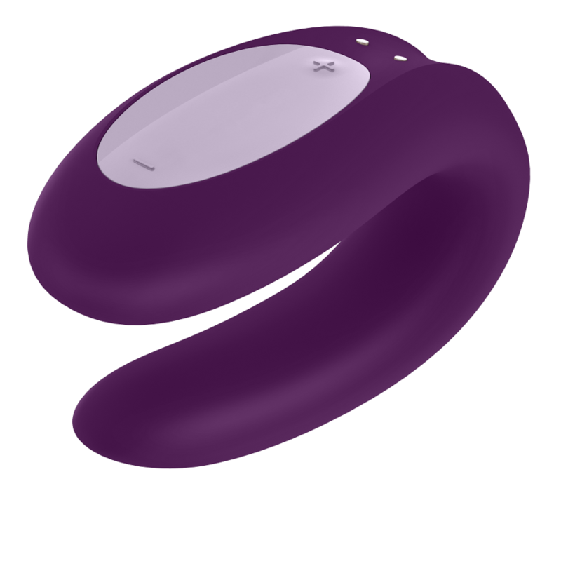 Satisfyer Double Joy Morado con App