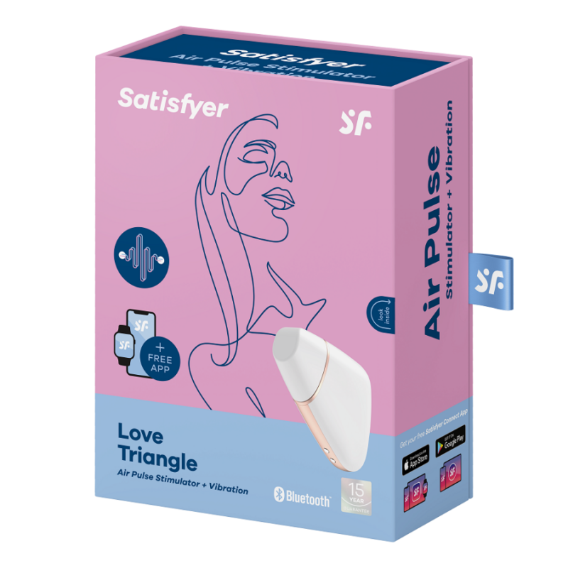 Satisfyer Estimulador Love Triangle Blanco