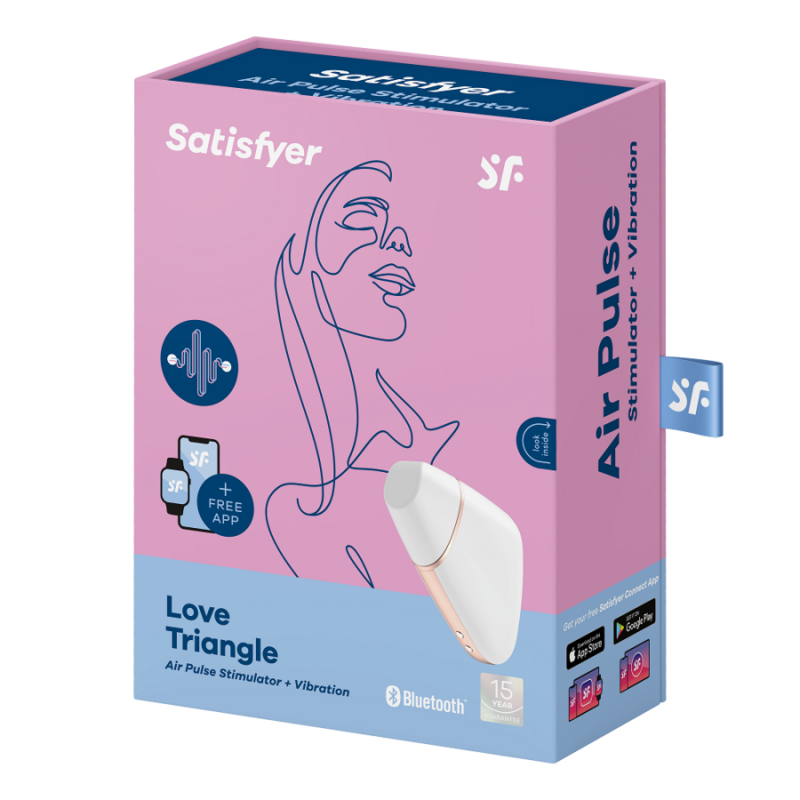 Satisfyer White Love Triangle Stimulator