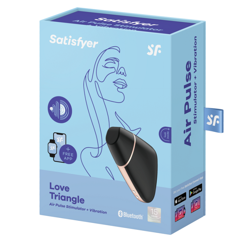 Satisfyer Estimulador Love Triangle Negro