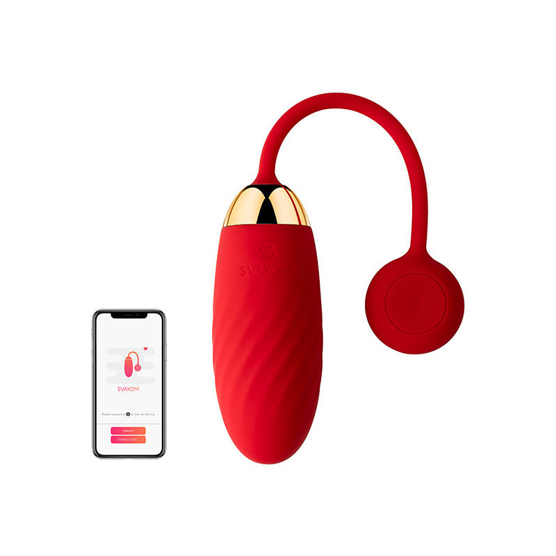 Huevo Vibrador Ella Rojo con App